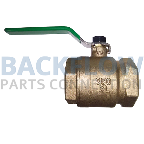 Wilkins 1.25" #2 Outlet Ball Valve [Lead Free | Female x Female]