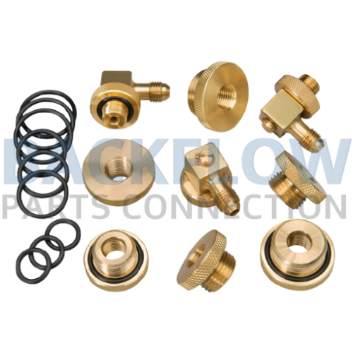 [110706] Mid-West 90° Swivel Quick Connect Test Cock Adapter Kit 