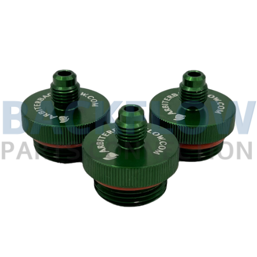 Arbiter 3/4" Anodized Aluminum Quick Connect Test Fittings (Set of 3)