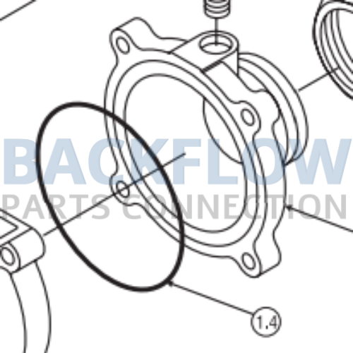 [110-039] Febco 1" 850/860 Tailpiece