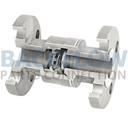 1.5" DLC Check Valve 316 Stainless Steel A351 CF8M Body & A351 CF8M/316 SS Trim, Inconel X-750 Spring, Electron Beam Welded Body Joint 150#ANSI RF Flanged Ends | DFT