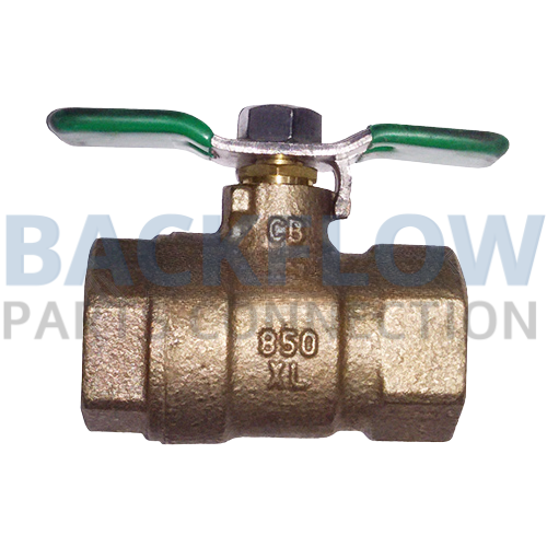 [12-850XL] Wilkins 1/2" #2 Outlet Ball Valve [Lead Free | Female x Female]