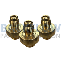 [QT125B] Arbiter 1/4" Brass Quick Connect Test Fittings (Set of 3) 