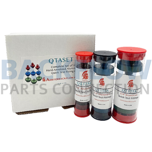 [QTASET] Arbiter Anodized Aluminum Quick Connect Test Fittings (Set of 9) 