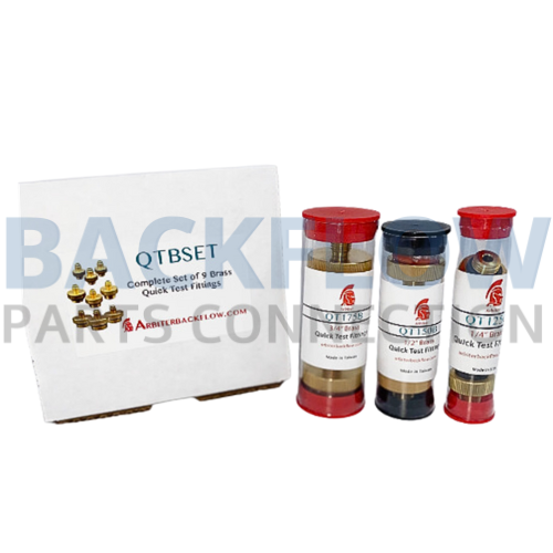 [QTBSET] Arbiter Brass Quick Connect Test Fittings (Set of 9) 