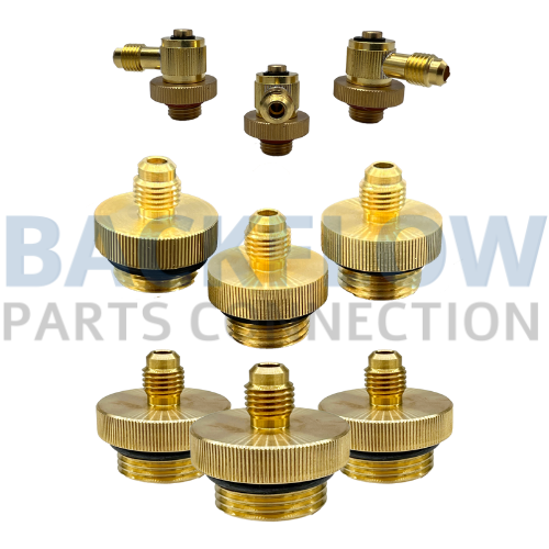 [QTSWSB] Arbiter 1/4" Brass Swivel Quick Connect Test Fittings (Set of 9) 