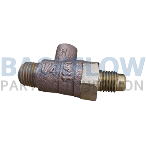 [78LF-293-01] LF Test Cock w/ Flair Fitting (1/4″ x 1/4″)